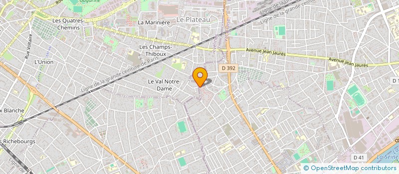 localisation de l'entreprise MADAME CAMILA MEBREK  BEZONS