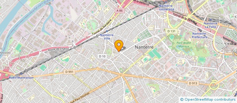 localisation de l'entreprise MADAME CAMILA PITTARELLO  NANTERRE