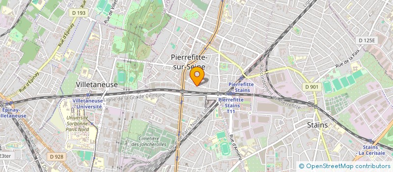 localisation de l'entreprise MADAME CAMILA QASMI à PIERREFITTE-SUR-SEINE