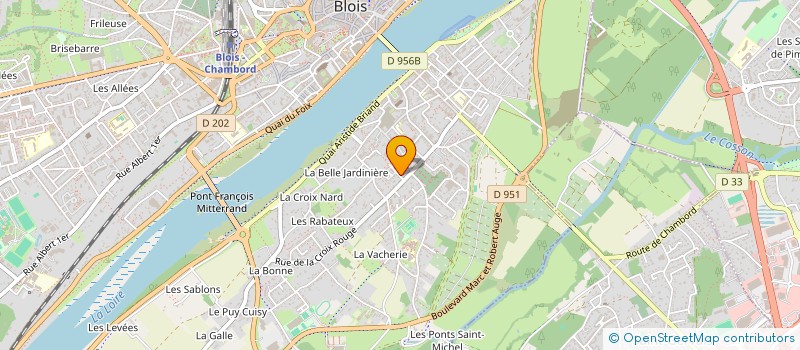 localisation de l'entreprise MADAME CAMILA RORIZ DE LIMA  BLOIS