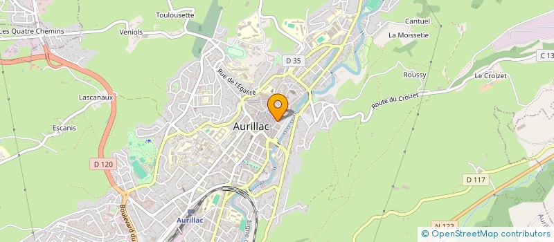 localisation de l'entreprise MADAME CAMILA SERRAO à AURILLAC