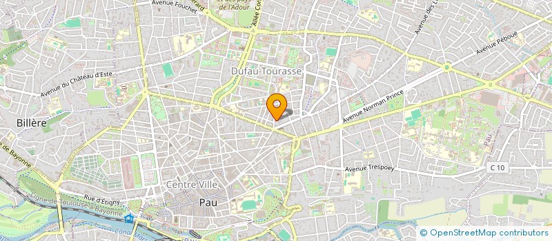localisation de l'entreprise MADAME CAMILE BRUTAR à PAU