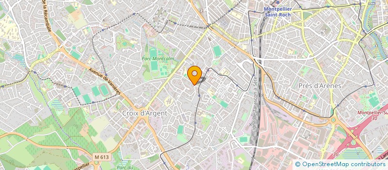 localisation de l'entreprise MADAME CAMILIA BEZAZ à MONTPELLIER