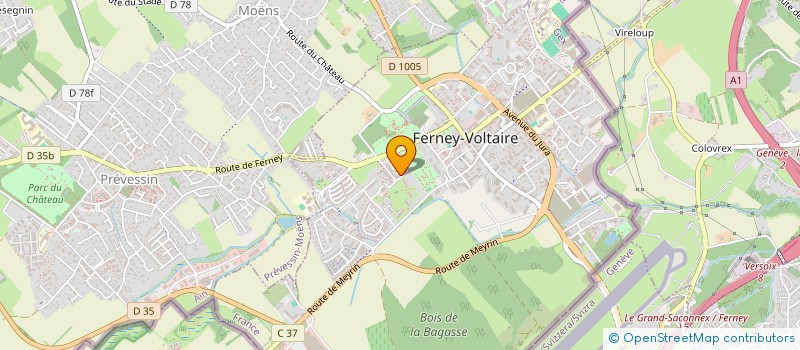 localisation de l'entreprise MADAME CAMILIA BOEHLER  FERNEY-VOLTAIRE