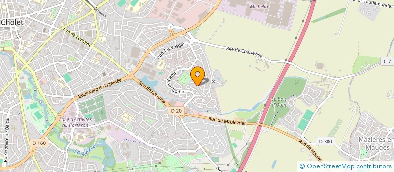 localisation de l'entreprise MADAME CAMILIA DENIS à CHOLET