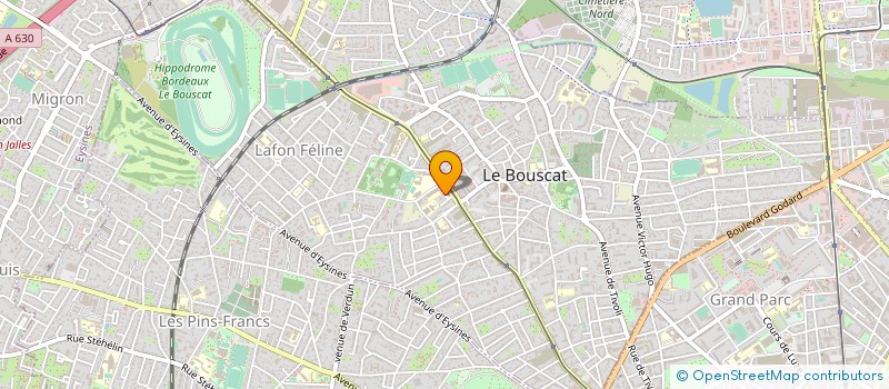 localisation de l'entreprise MADAME CAMILIA FERRAND  LE BOUSCAT