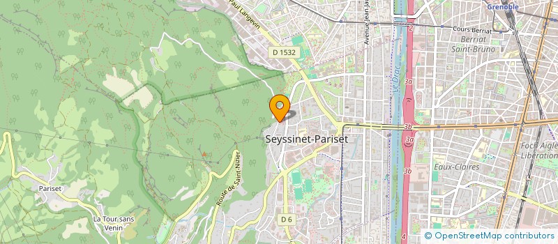 localisation de l'entreprise MADAME CAMILIA KEBDOU à SEYSSINET-PARISET