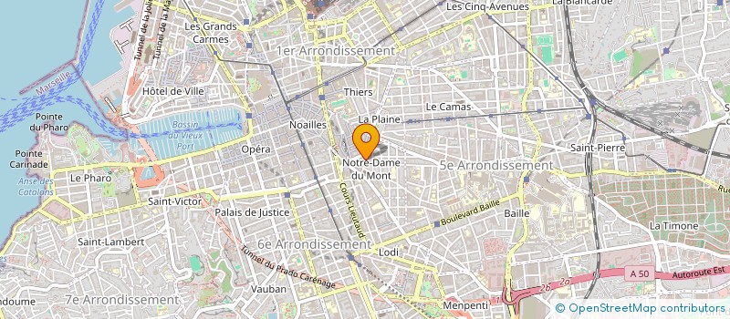 localisation de l'entreprise MADAME CAMILIA LABIDI  MARSEILLE