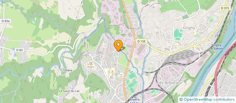 localisation de l'entreprise MADAME CAMILIA MERMOURI à GIVORS