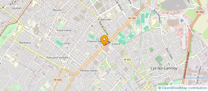 localisation de l'entreprise MADAME CAMILIA METIDJI  ROUBAIX