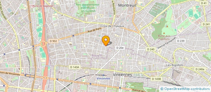 localisation de l'entreprise MADAME CAMILLA CARDIA à MONTREUIL