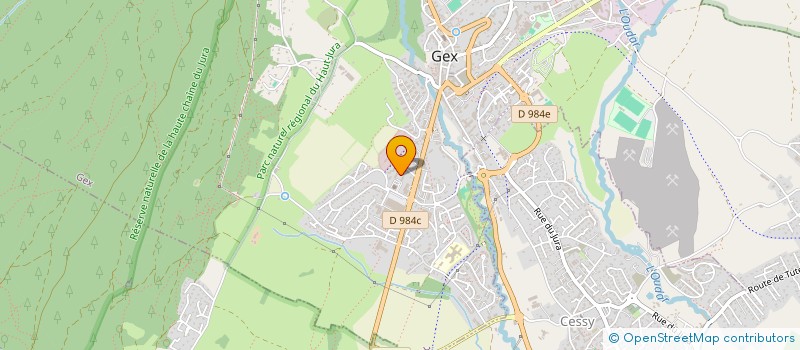 localisation de l'entreprise MADAME CAMILLA LANZETTA  GEX