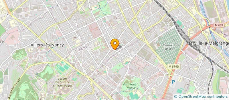 localisation de l'entreprise MADAME CAMILLA RODRIGUEZ PINZON  NANCY