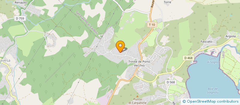 localisation de l'entreprise MADAME CAMILLE AISSAOUI à PORTO-VECCHIO
