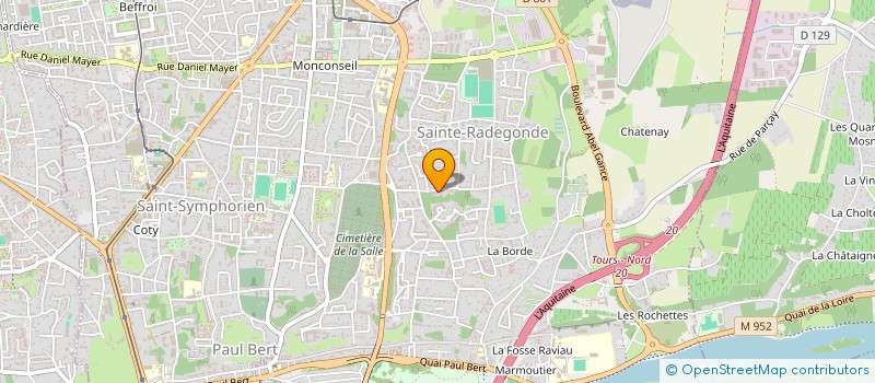 localisation de l'entreprise MADAME CAMILLE ALJANCIC  TOURS