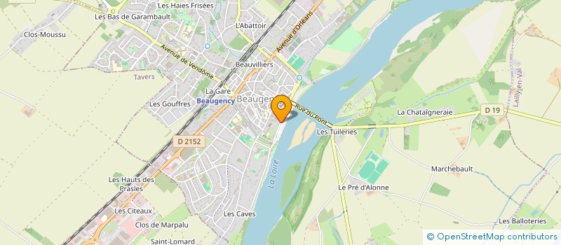 localisation de l'entreprise MADAME CAMILLE ALLAIRE à BEAUGENCY