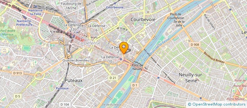 localisation de l'entreprise MADAME CAMILLE ALLARD à COURBEVOIE