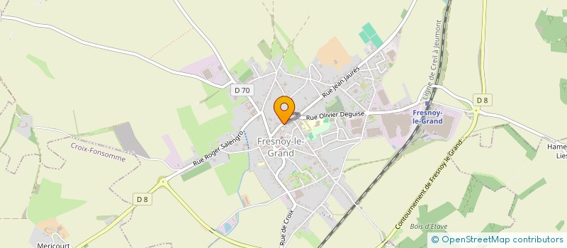 localisation de l'entreprise MADAME CAMILLE ANDRE  FRESNOY-LE-GRAND