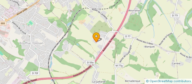 localisation de l'entreprise MADAME CAMILLE AOUALI  CASTELMAUROU