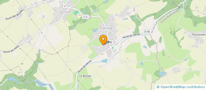 localisation de l'entreprise MADAME CAMILLE ARGOUD  TRAMOLE