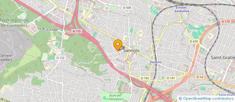 localisation de l'entreprise MADAME CAMILLE ARNAL  SANNOIS