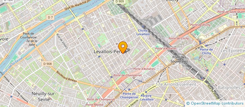 localisation de l'entreprise MADAME CAMILLE ARNOUX à LEVALLOIS-PERRET