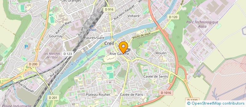 localisation de l'entreprise MADAME CAMILLE ATTILA à CREIL