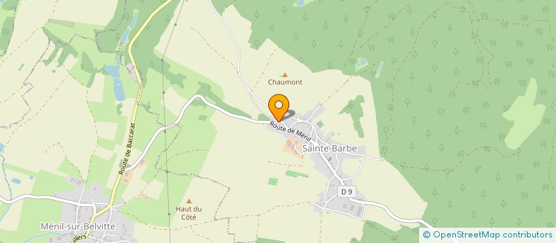 localisation de l'entreprise MADAME CAMILLE AUBERT  BLAMONT