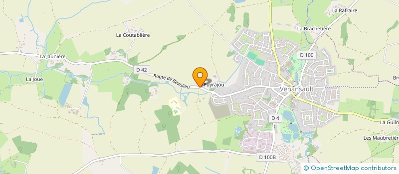 localisation de l'entreprise MADAME CAMILLE AUDOUIT  VENANSAULT