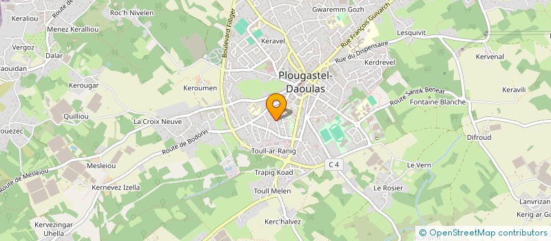 localisation de l'entreprise MADAME CAMILLE AUFFRAY à PLOUGASTEL-DAOULAS