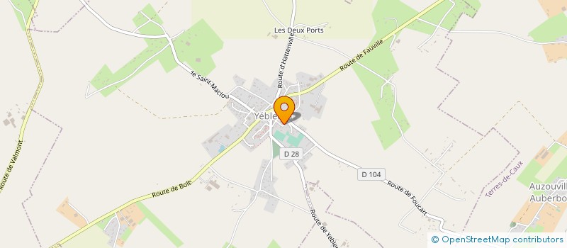 localisation de l'entreprise MADAME CAMILLE AUGER à YEBLERON