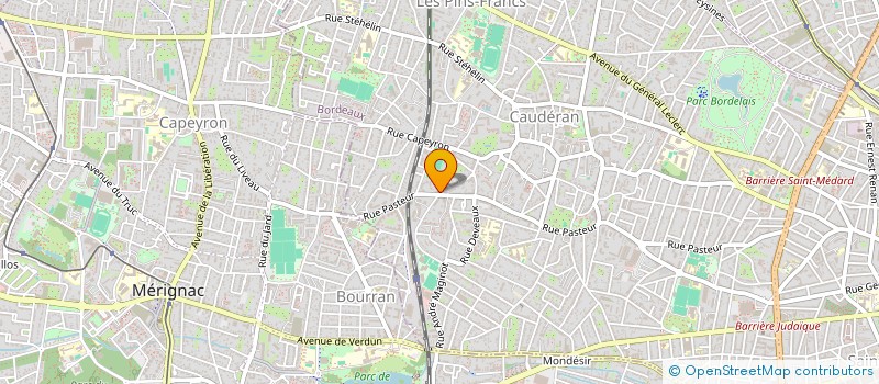 localisation de l'entreprise MADAME CAMILLE AUJOULAT  BORDEAUX