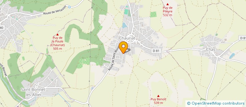 localisation de l'entreprise MADAME CAMILLE AUREL  COURNON-D'AUVERGNE