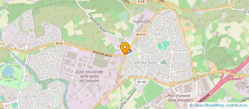 localisation de l'entreprise MADAME CAMILLE AYMARD à VENDARGUES