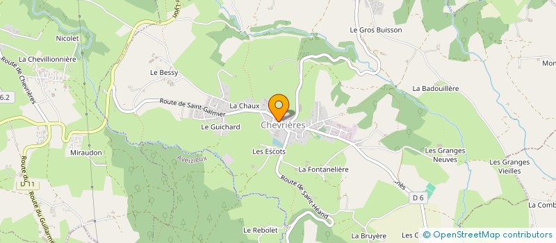 localisation de l'entreprise MADAME CAMILLE AYME à CHEVRIERES