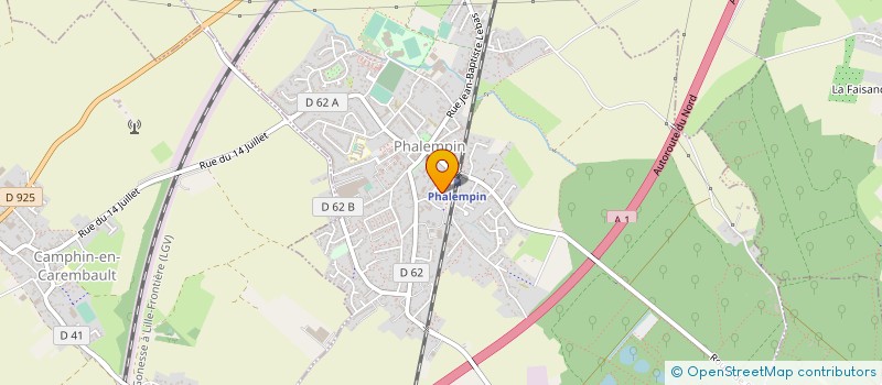 localisation de l'entreprise MADAME CAMILLE BABIN  PHALEMPIN