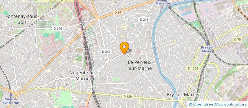 localisation de l'entreprise MADAME CAMILLE BADENES à LE PERREUX-SUR-MARNE