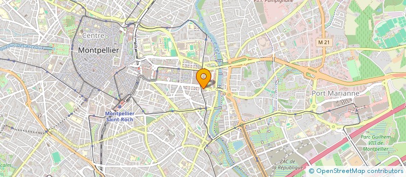 localisation de l'entreprise MADAME CAMILLE BADIE-CASSAGNET  MONTPELLIER