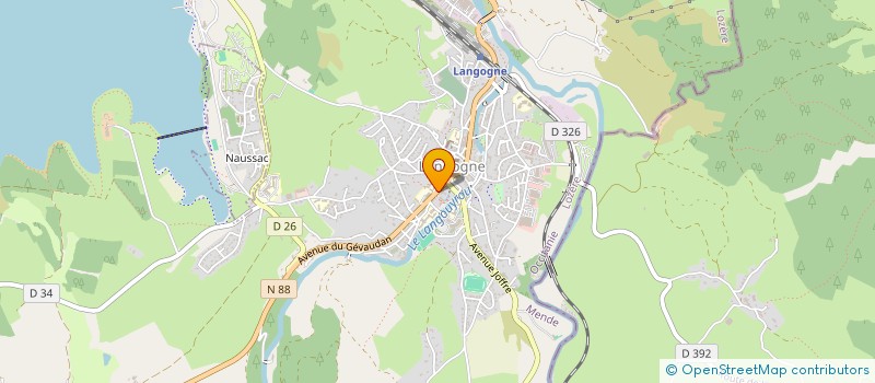 localisation de l'entreprise MADAME CAMILLE BALDIT à LANGOGNE