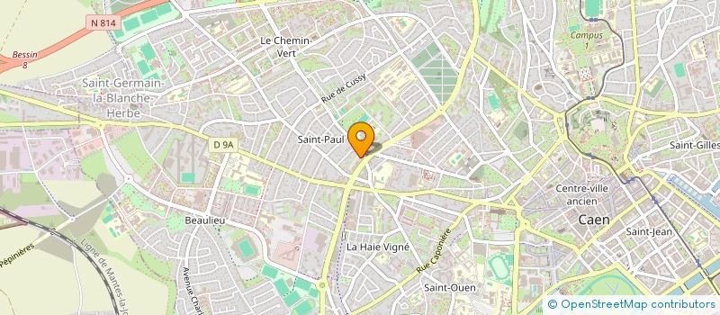 localisation de l'entreprise MADAME CAMILLE BALOUET à CAEN