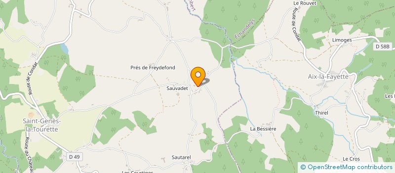 localisation de l'entreprise MADAME CAMILLE BARBA  SAINT-GENES-LA-TOURETTE