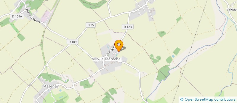 localisation de l'entreprise MADAME CAMILLE BARDONNET à VILLY-LE-MARECHAL