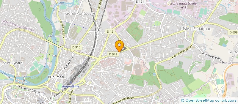 localisation de l'entreprise MADAME CAMILLE BARDOULAT à ANGOULEME