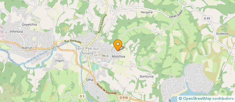 localisation de l'entreprise MADAME CAMILLE BARENNES  SAINT-PEE-SUR-NIVELLE