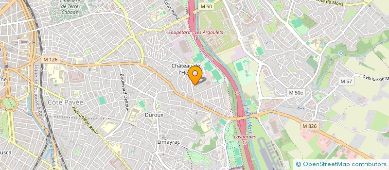 localisation de l'entreprise MADAME CAMILLE BARGUES  TOULOUSE