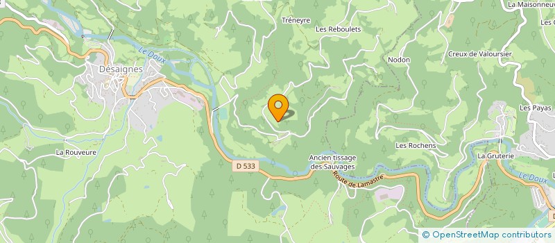 localisation de l'entreprise MADAME CAMILLE BARRALON  DESAIGNES