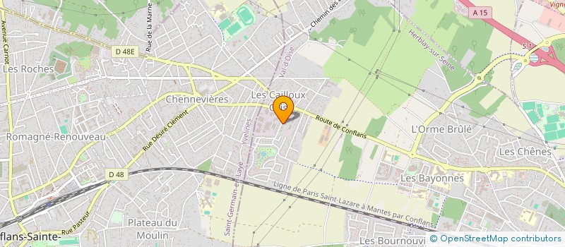 localisation de l'entreprise MADAME CAMILLE BARREDA  HERBLAY-SUR-SEINE