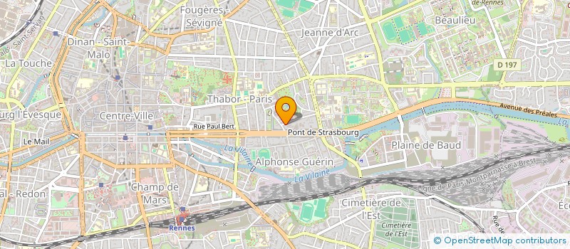 localisation de l'entreprise MADAME CAMILLE BARTHELEMY  RENNES