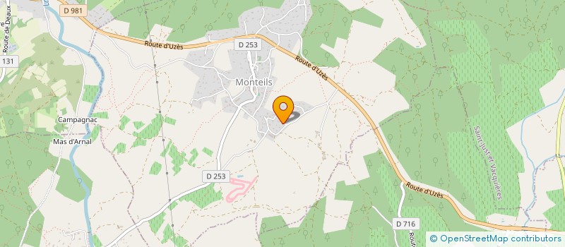 localisation de l'entreprise MADAME CAMILLE BARTHELEMY  MONTEILS