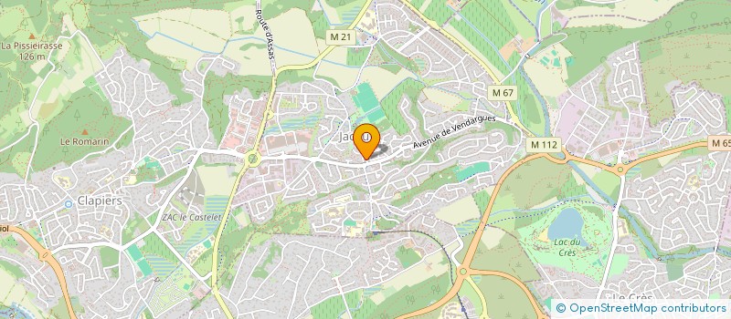 localisation de l'entreprise MADAME CAMILLE BAS  JACOU